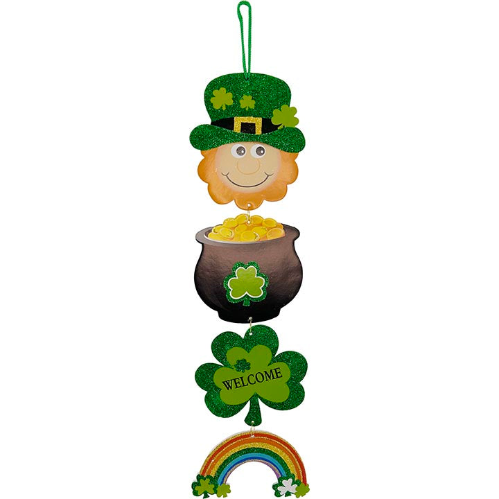 FOAM PLAQUE HANGING GLITTER 22in (55.88cm)