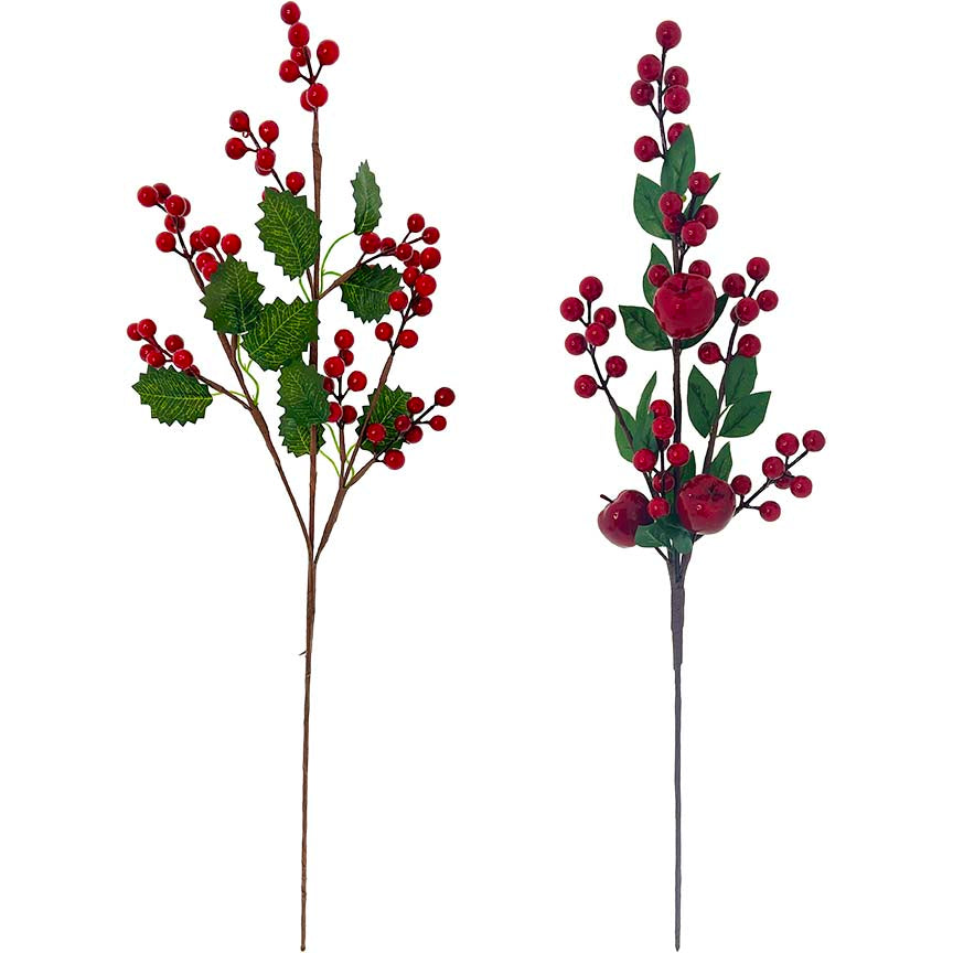 BERRY LEAD SPRAY 69CM 2ASSTD