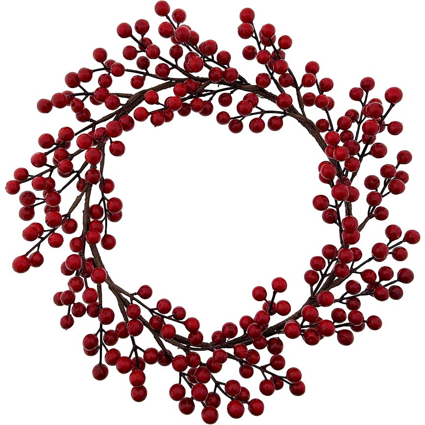 BERRY WREATH 35CM