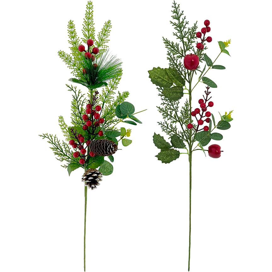 BERRY LEAVES SPRAY 70CM