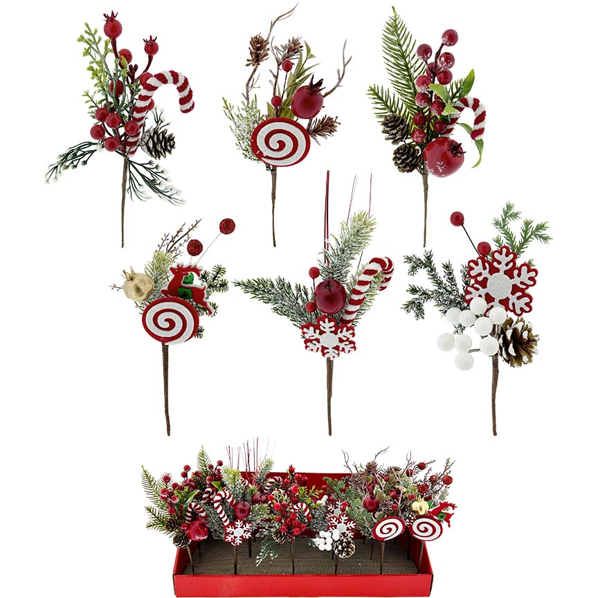 CHRISTMAS PICKS CANDY 36PC DISPLAY BOX