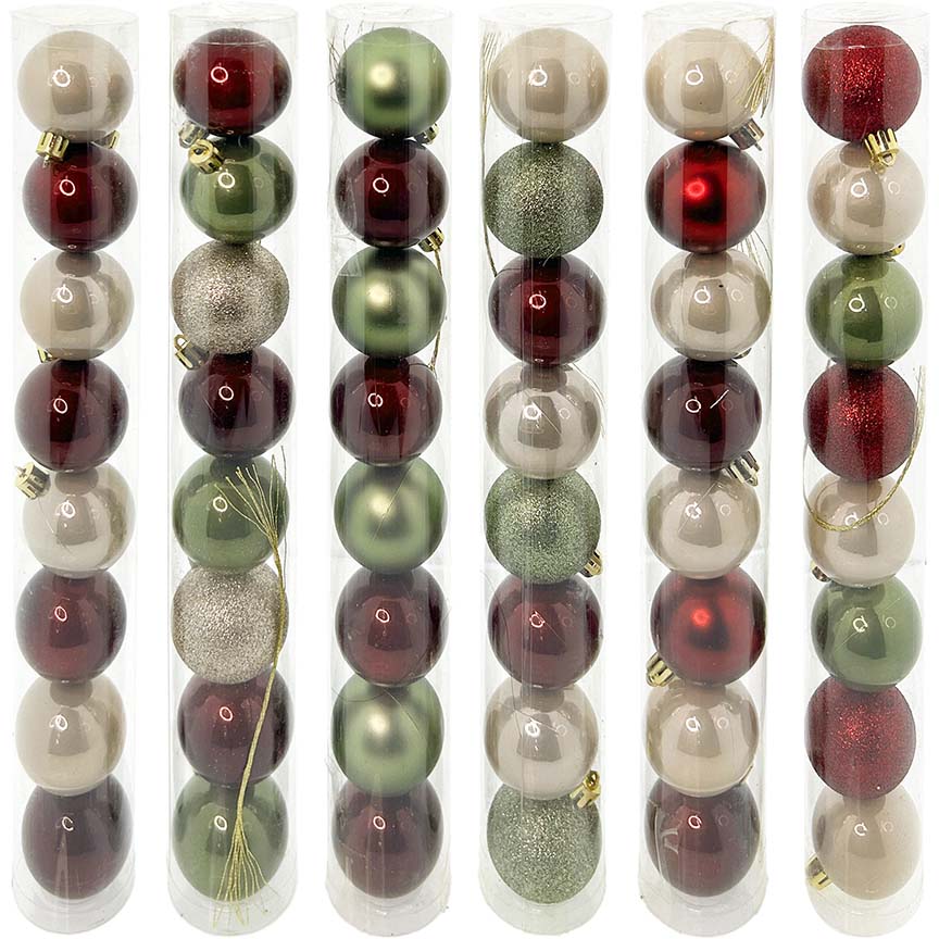 BALL TUBE DESIGNER; 8PC 5CM VTG