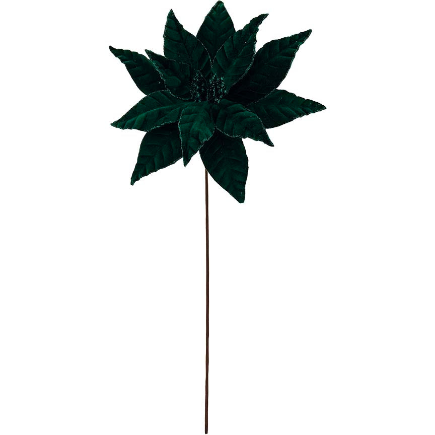 POINSETTIA STEM DARK GREEN 50CM