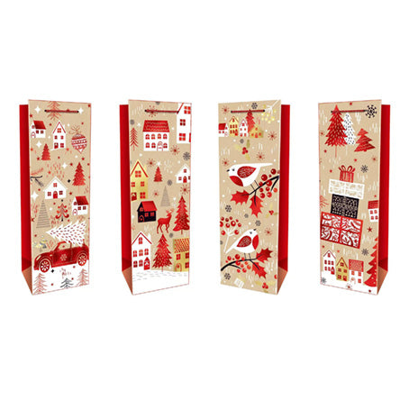 WINE BAG XM 763BOTL 35(H)x12(W)x10(G)CM