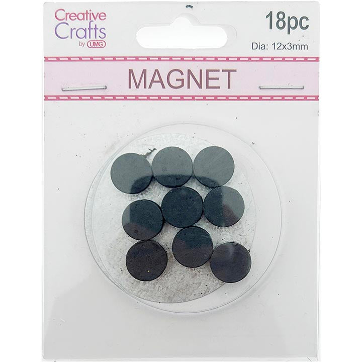 MAGNETS 12MM (DIA) 18PK