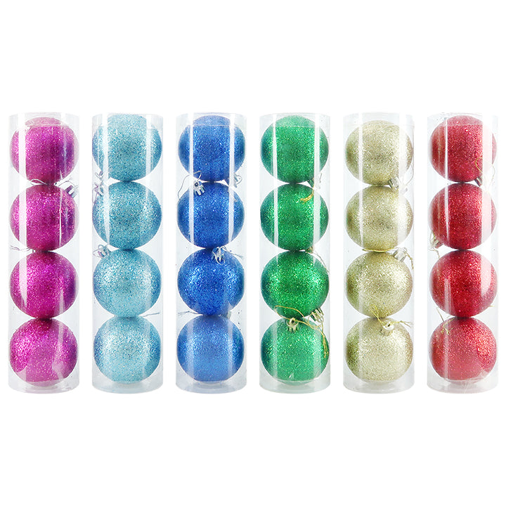 BALL TUBE GLITTER 4X7CM OMBRE