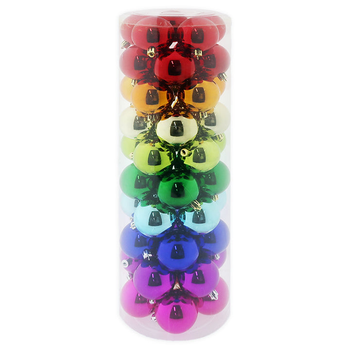 50PK BALL TUBE 6CM SHINY OMBRE