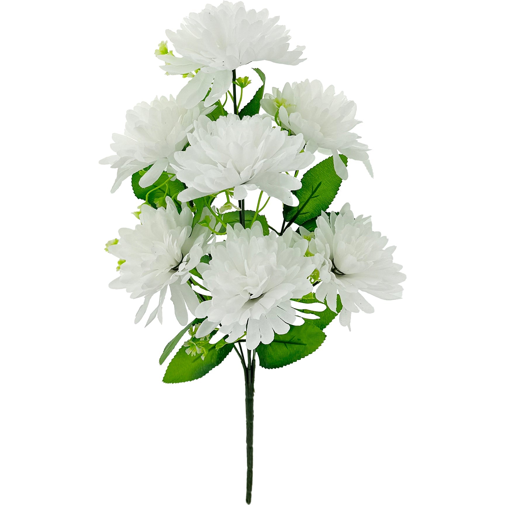 CHRYSANTHEMUM LARGE 7-BR WHITE