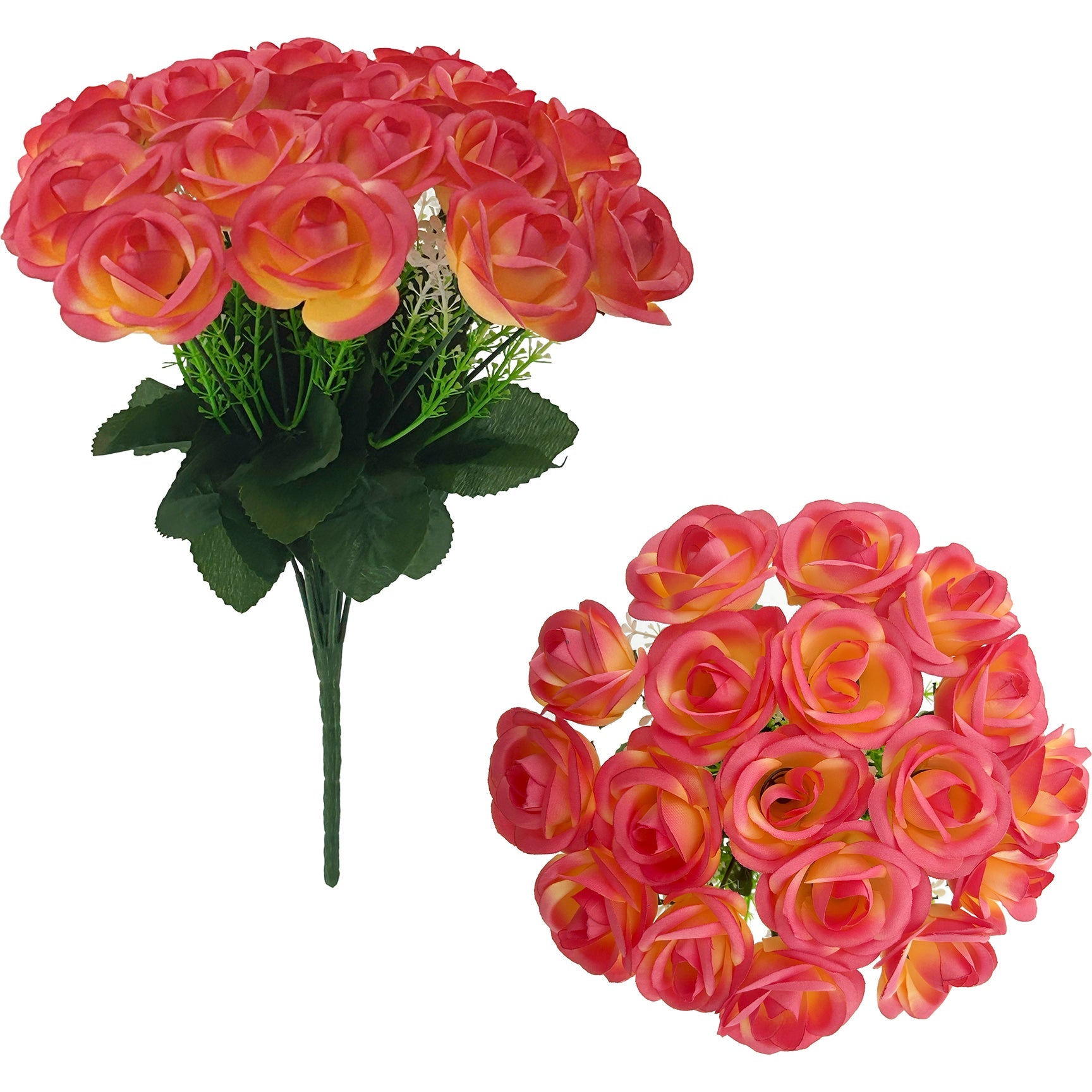 ROSE 18 BR 2-TONE PEACH