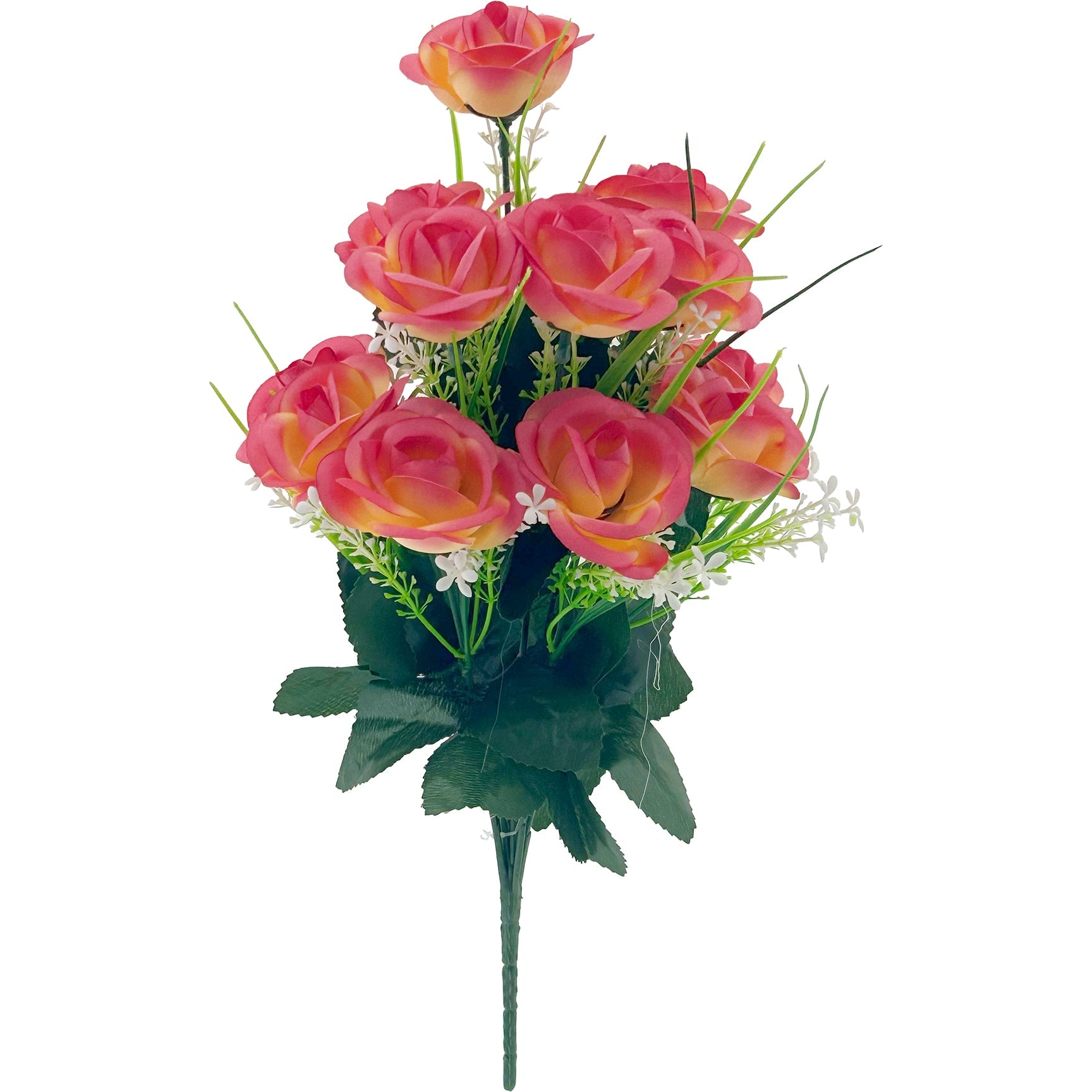 ROSE 12 BRANCH 2-TONE PEACH