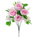 ROSE BLOSSOM BOUQUET 7 BR LIGHT PINK