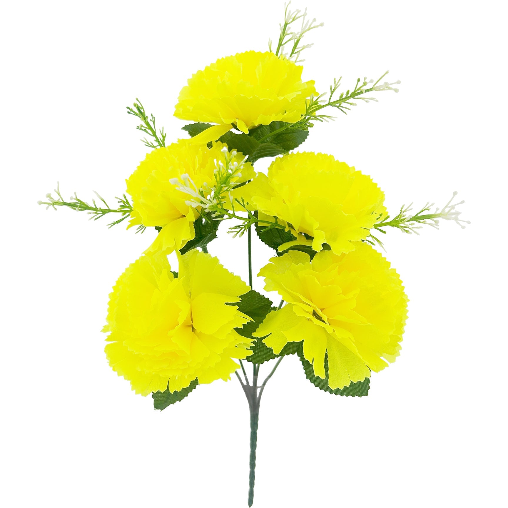 CARNATION BOUQUET 5 BR YELLOW