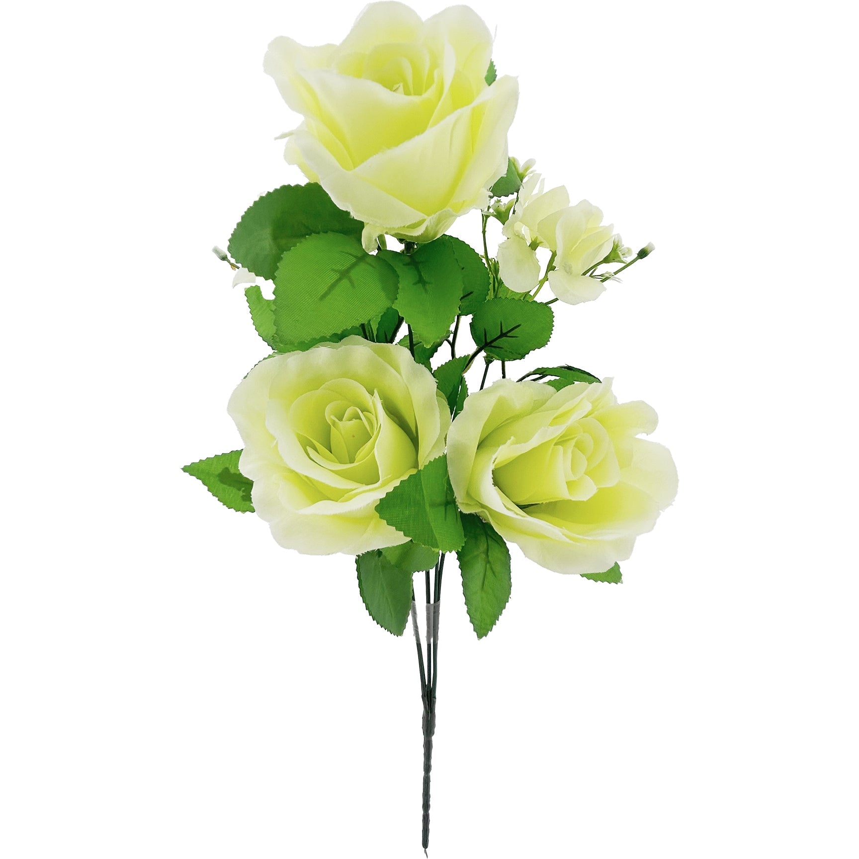 ROSE BOUQUET 5 BR GREEN WHITE