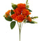 ROSE BOUQUET SHORT STEM 7 BR ORANGE