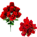 ROSE BOUQUET VELVET 18 INCH 12 BR