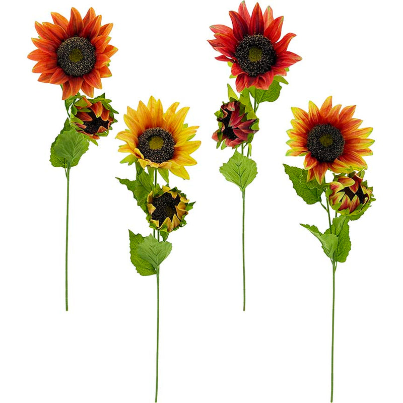 SUNFLOWER 2-BR 67CM 4ASTD FALL