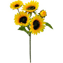 SUNFLOWER 5-BR LONG STEM 43CM