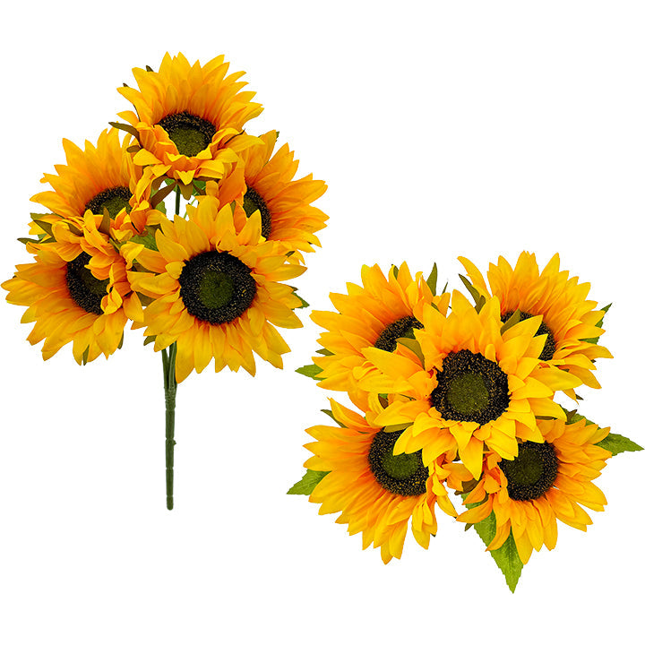 SUNFLOWER BOUQUET 5-BR 48CM