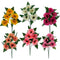 DAISY BOUQUET 5-BR SHORT STEM 6ASTD