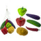 VEGETABLE DECOR 6 PC NET BAG