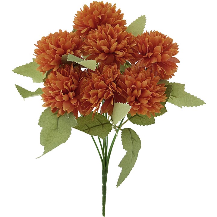 MARIGOLD 7 HEAD X6CM 11.8IN(H) BUSH ORANGE