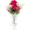 ROSE HOT PINK WRAPPED BOUQUET 18.5in (47cm)
