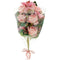 ROSE PINK WRAPPED BOUQUET 19.69in (50cm)
