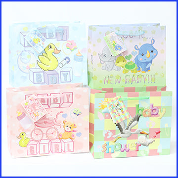 GIFT BAG [M] BABY SHOWER GLITTER