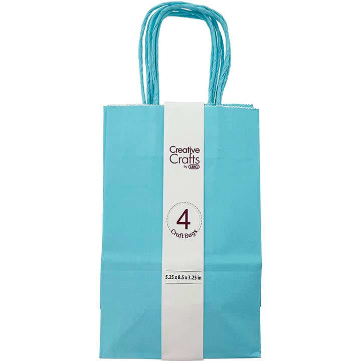 CRAFT BAG SMALL 5.24x3.27x8.5IN LT BLUE 4PC