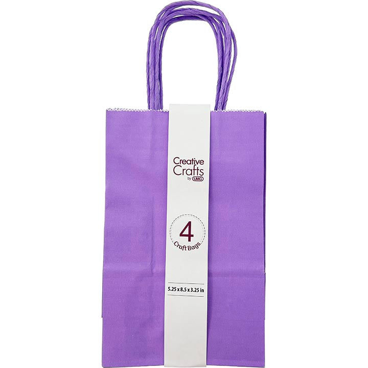 CRAFT BAG SMALL 5.24x3.27x8.5IN LT PURPLE 4PC