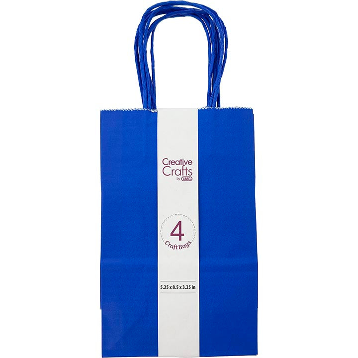 CRAFT BAG SMALL 5.24x3.27x8.5IN DK BLUE 4PC