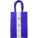 CRAFT BAG SMALL 5.24x3.27x8.5IN DK PURPLE 4PC