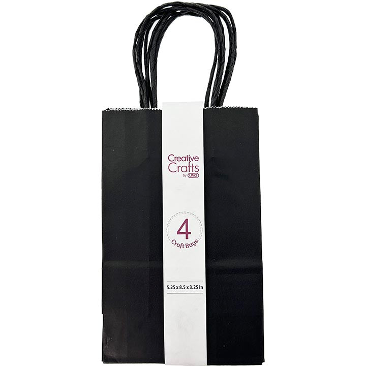 CRAFT BAG SMALL 5.24x3.27x8.5IN BLACK 4PC