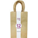 CRAFT BAG SMALL 5.24x3.27x8.5IN NATURAL 12PC