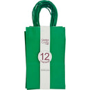 CRAFT BAG SMALL 5.24x3.27x8.5IN DK GREEN 12PC
