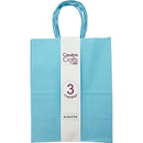 CRAFT BAG MEDIUM 8x4.75x10IN LT BLUE 3PC