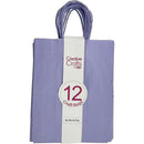 CRAFT BAG MEDIUM 8x4.75x10IN LT PURPLE 12PC
