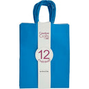 CRAFT BAG MEDIUM 8x4.75x10IN BLUE 12PC
