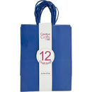 CRAFT BAG MEDIUM 8x4.75x10IN DK BLUE 12PC