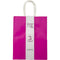 CRAFT BAG MD 8x4.75x10IN GLOSSY HOT PINK 3PC
