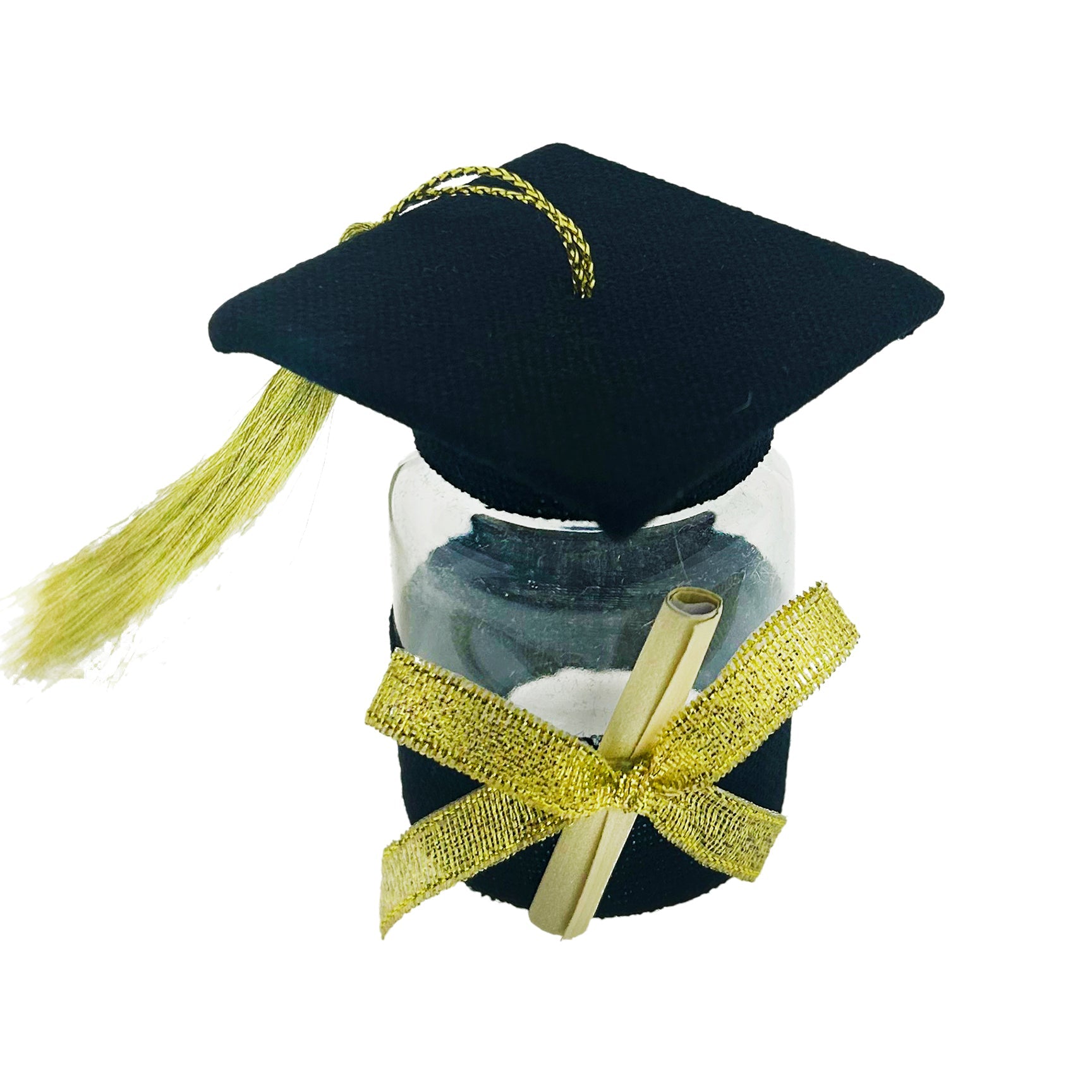 FAVOR BOTTLE W/ GOLD TASSEL 2.56x1.57in (6.5x4cm)
