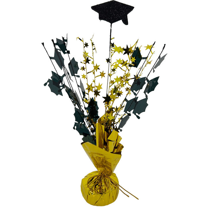 BALLOON WEIGHT BLACK/GOLD 2.36x13.39in (6x34cm)