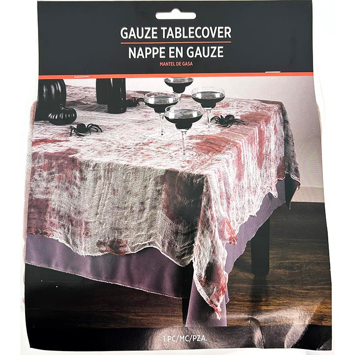 TABLE COVER BLOODY CLOTH 60inX84in