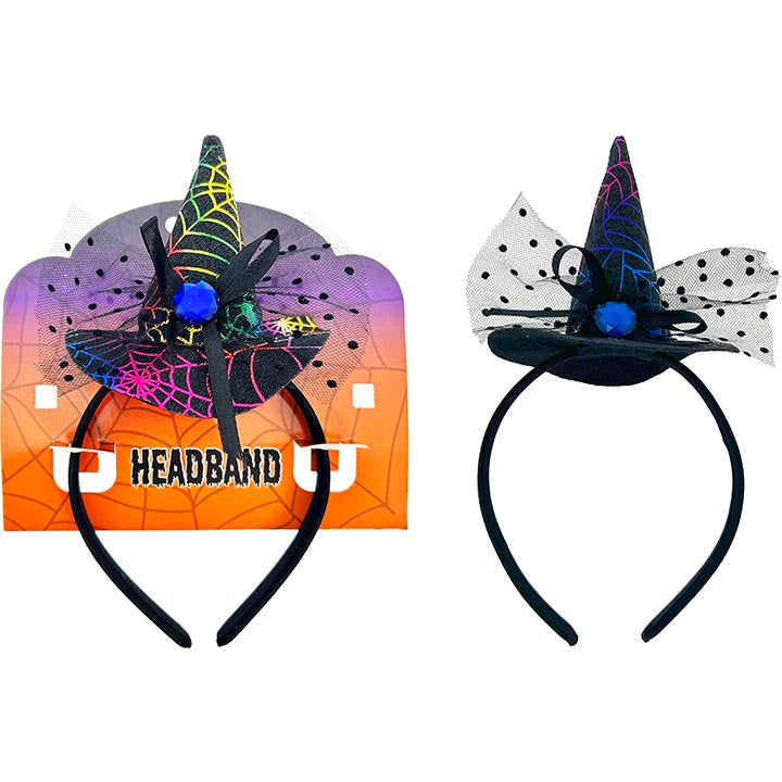 HEADBAND HAT WITCH 21X11CM