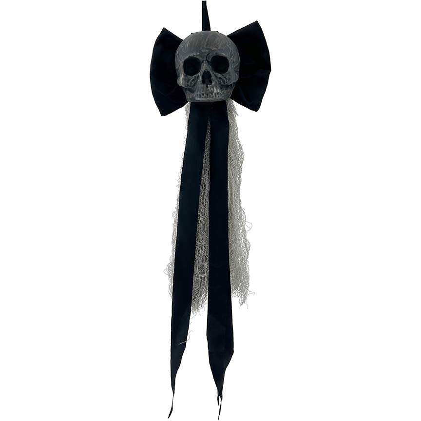 BOW SKULL DECOR 60X17CM
