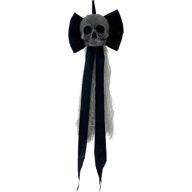 BOW SKULL DECOR 60X17CM