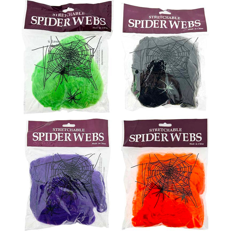 SPIDER WEB 2SPIDERS 1OZ 4COL ASTD