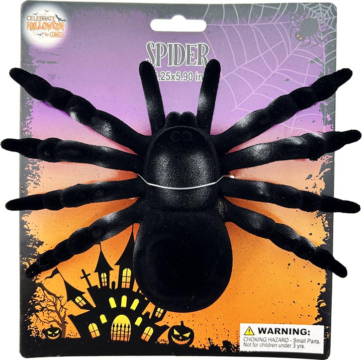 SPIDER BLACK 1PC 21x15CM