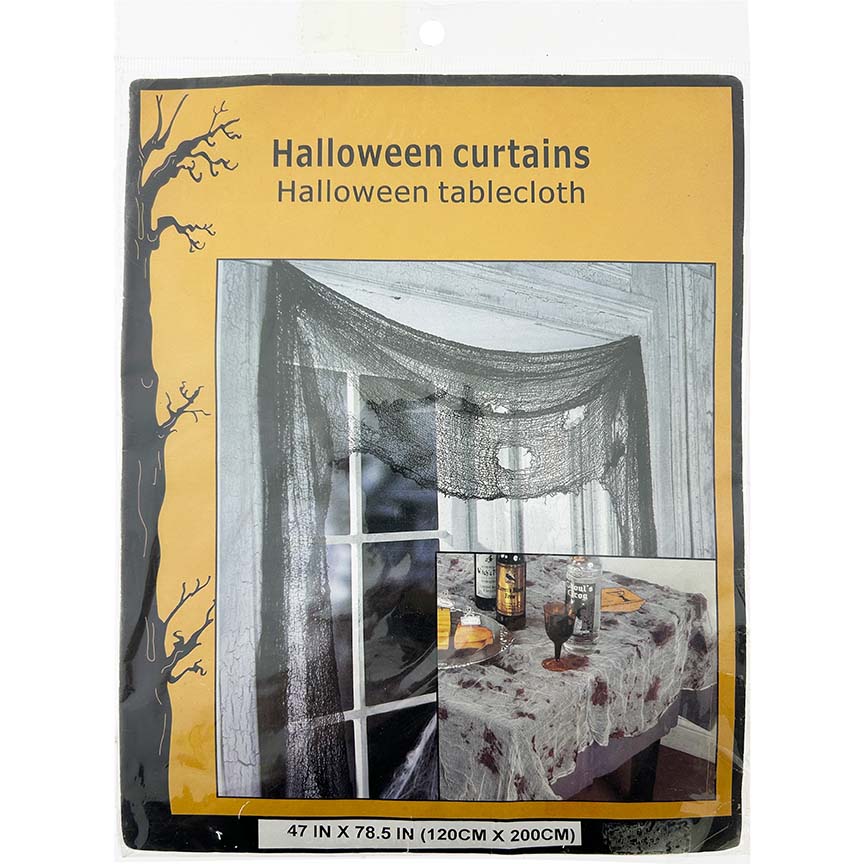 CURTAINS HALLOWEEN 47x78.5 INCH