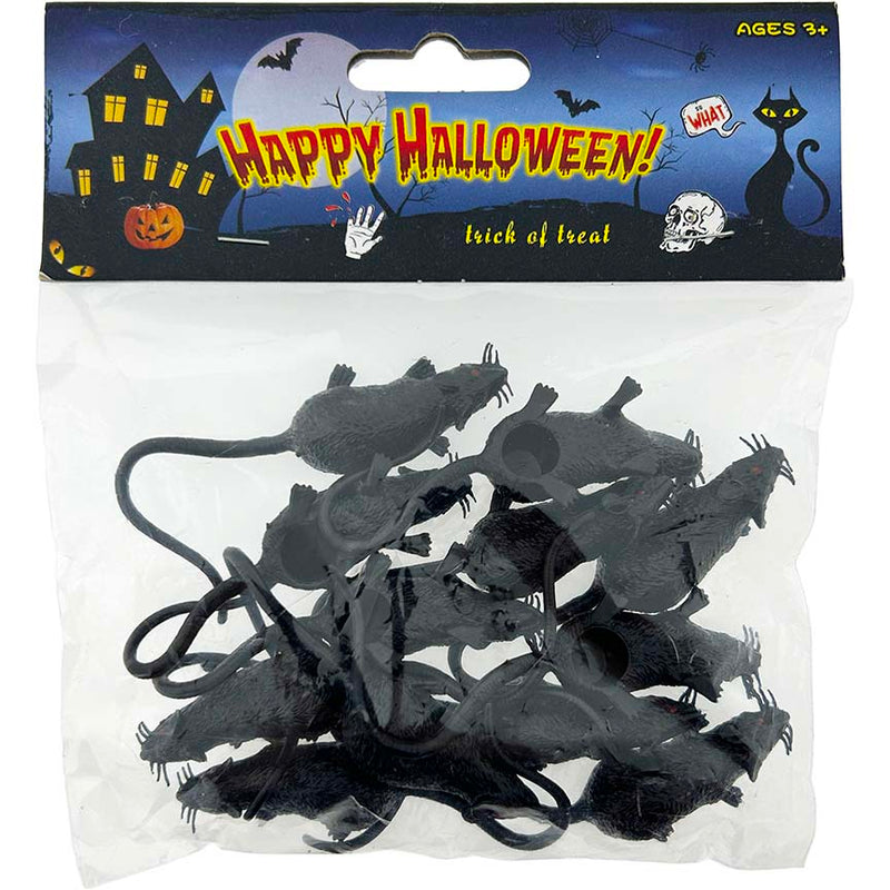 RATS HALLOWEEN 12PC BLACK